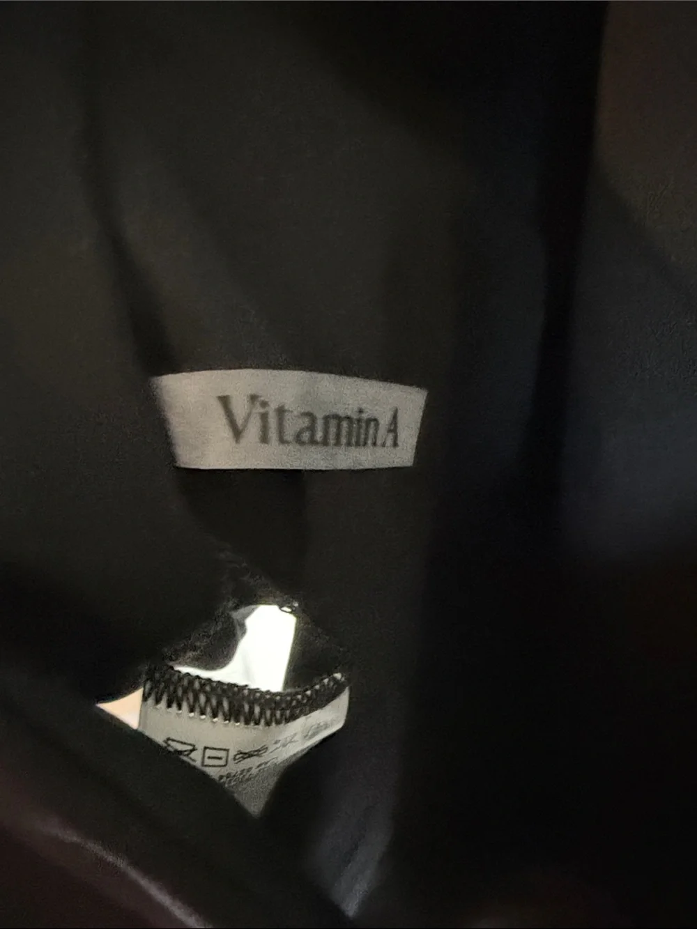 Vitamin A Mika Black Classic One-Piece Swimsuit - Small - Made in Italy